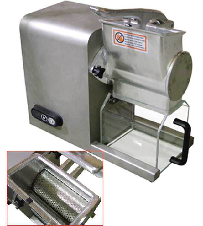 Heavy Duty Cheese Grater with Brake Motor 23"L x 10.3"W x 19"H